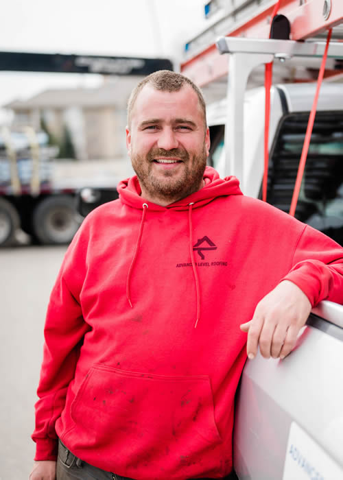 Headshot of our roofing foreman, Matt