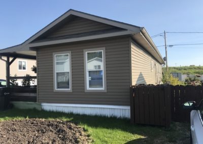 House with new siding