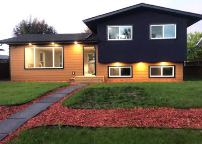 House with new siding