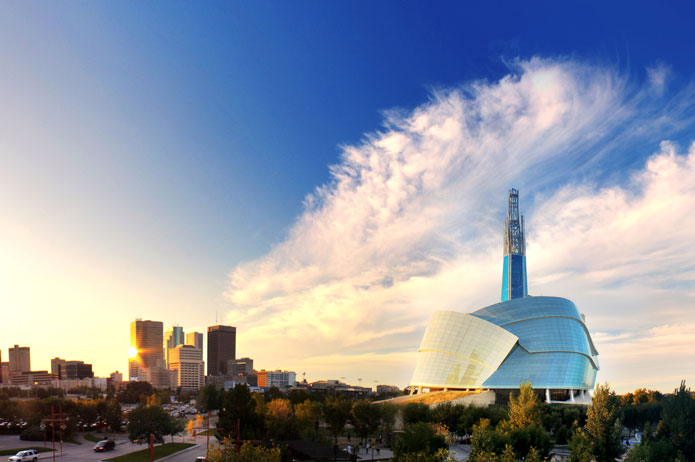 Photo of Winnipeg roofing skyline