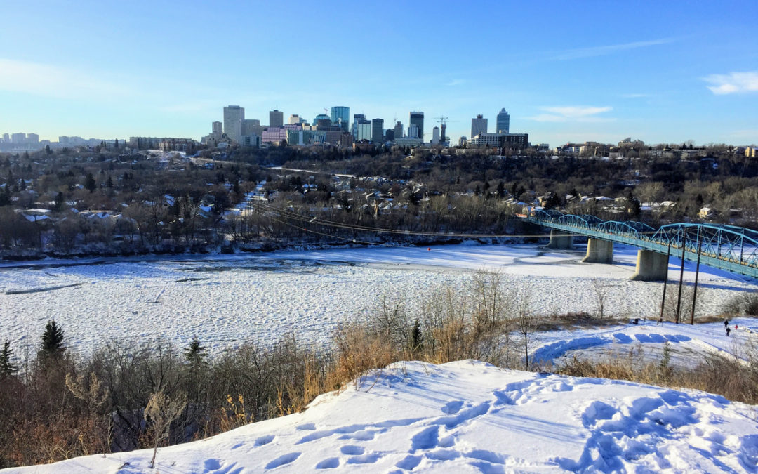 Edmonton Alberta in the winter