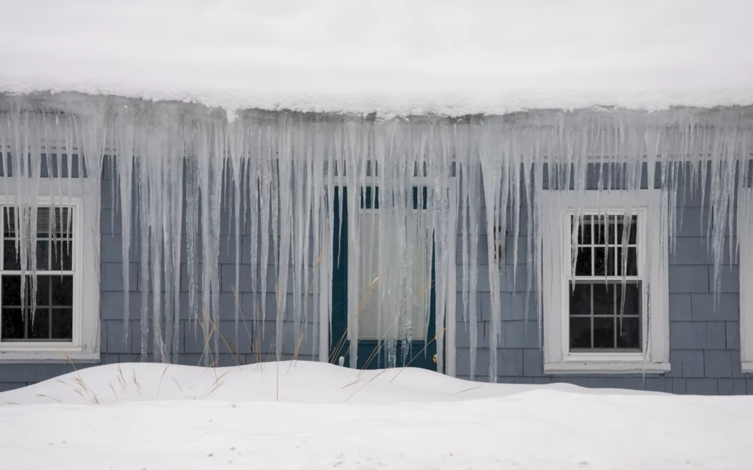 Ice dam can damage your roof
